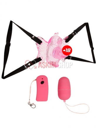 Butterfly Wireless Pink Kablosuz Titreşimli Bakire Masturbatörü